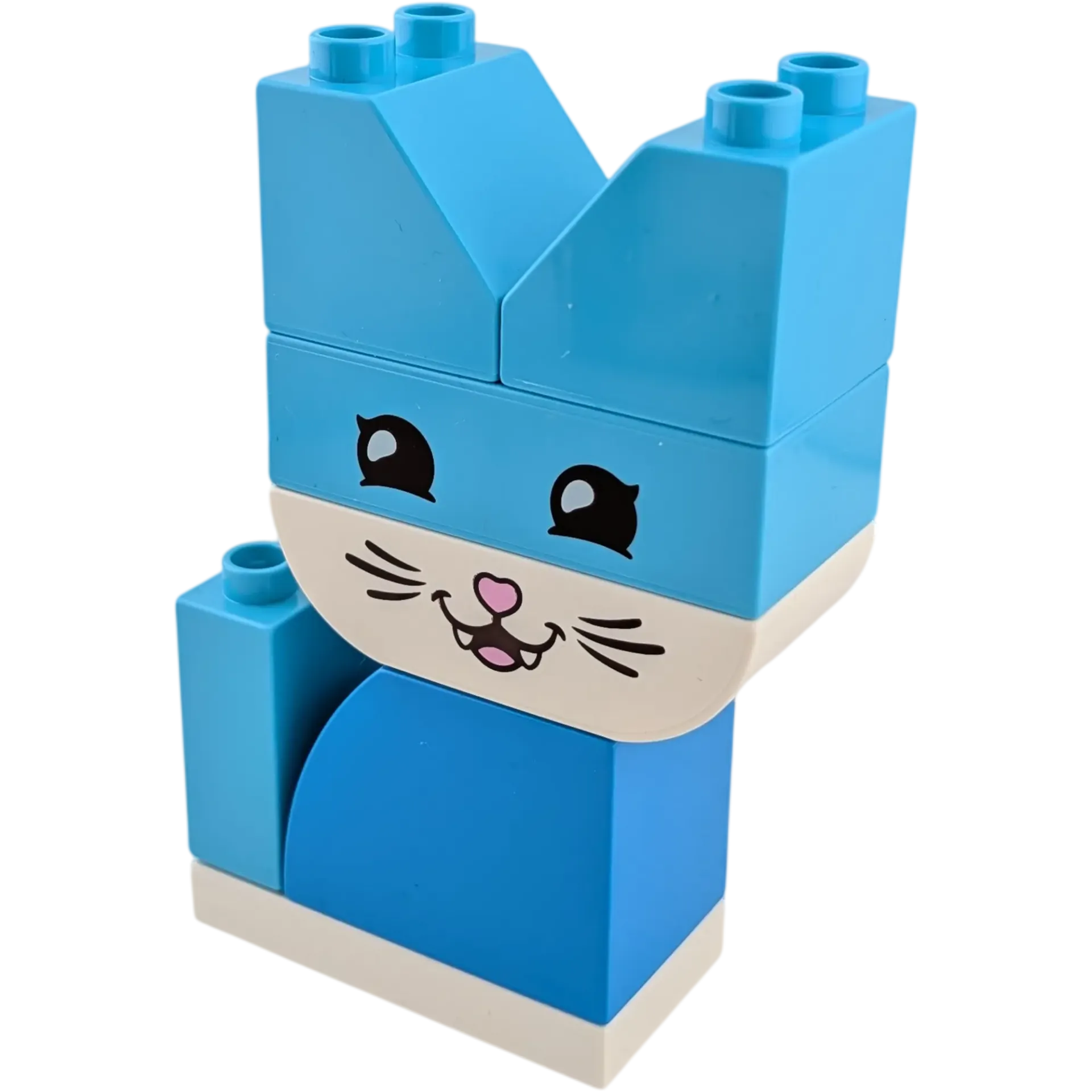 Lego Duplo Katze Blau aus sieben Steinen