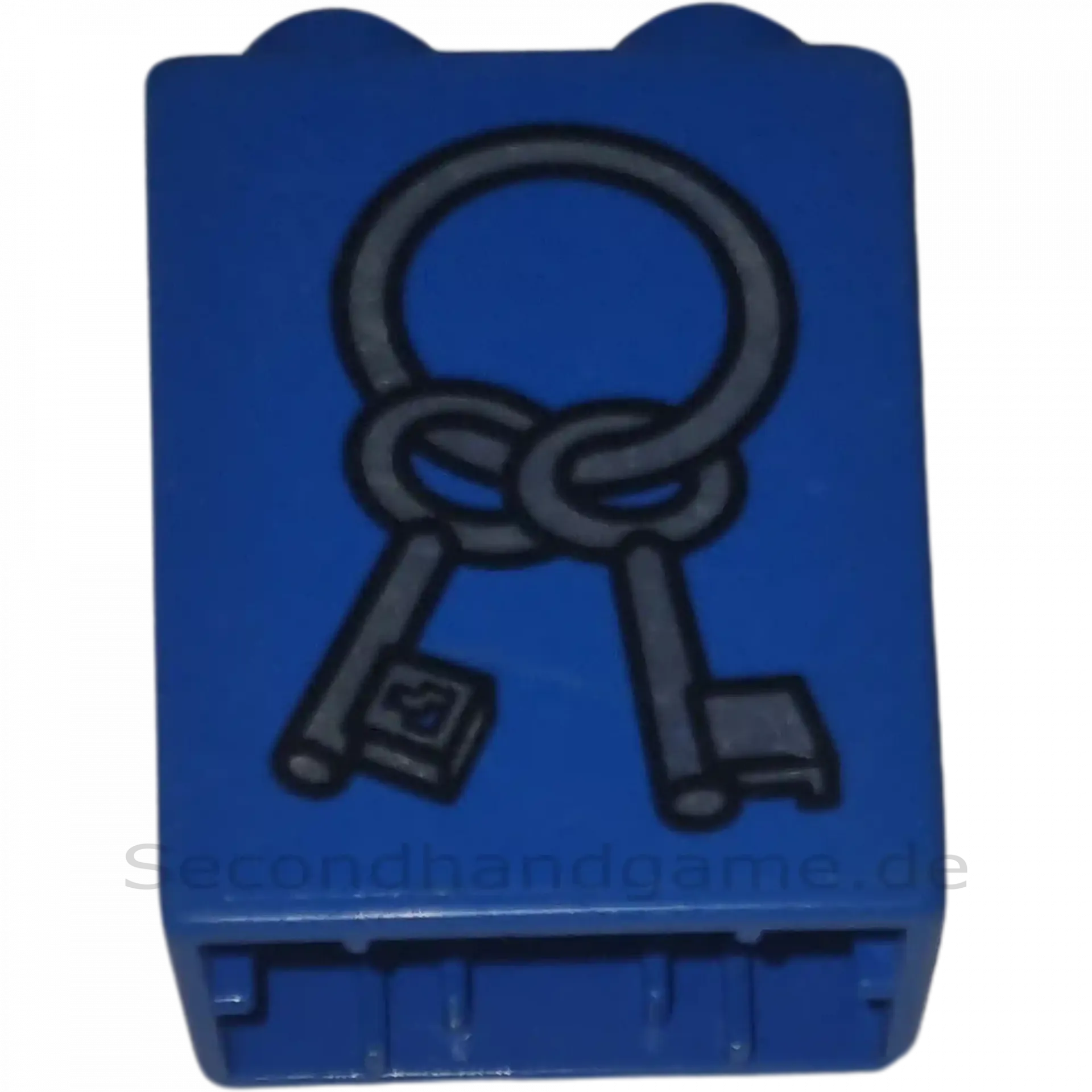 Lego Duplo 1x2 Stein Blau Schlüsselbund