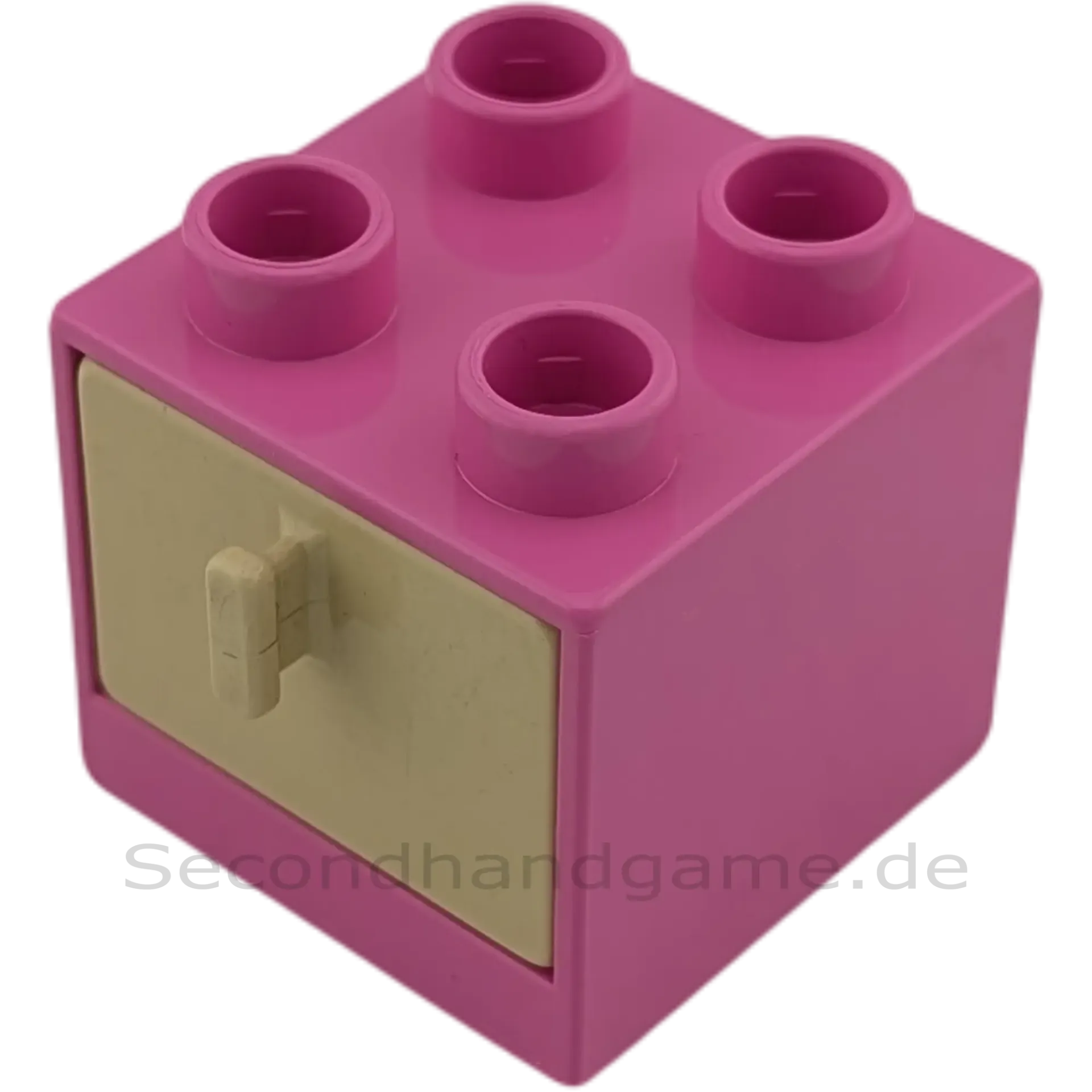 Lego Duplo 4890 Regal Schrank Pink mit beiger Schublade