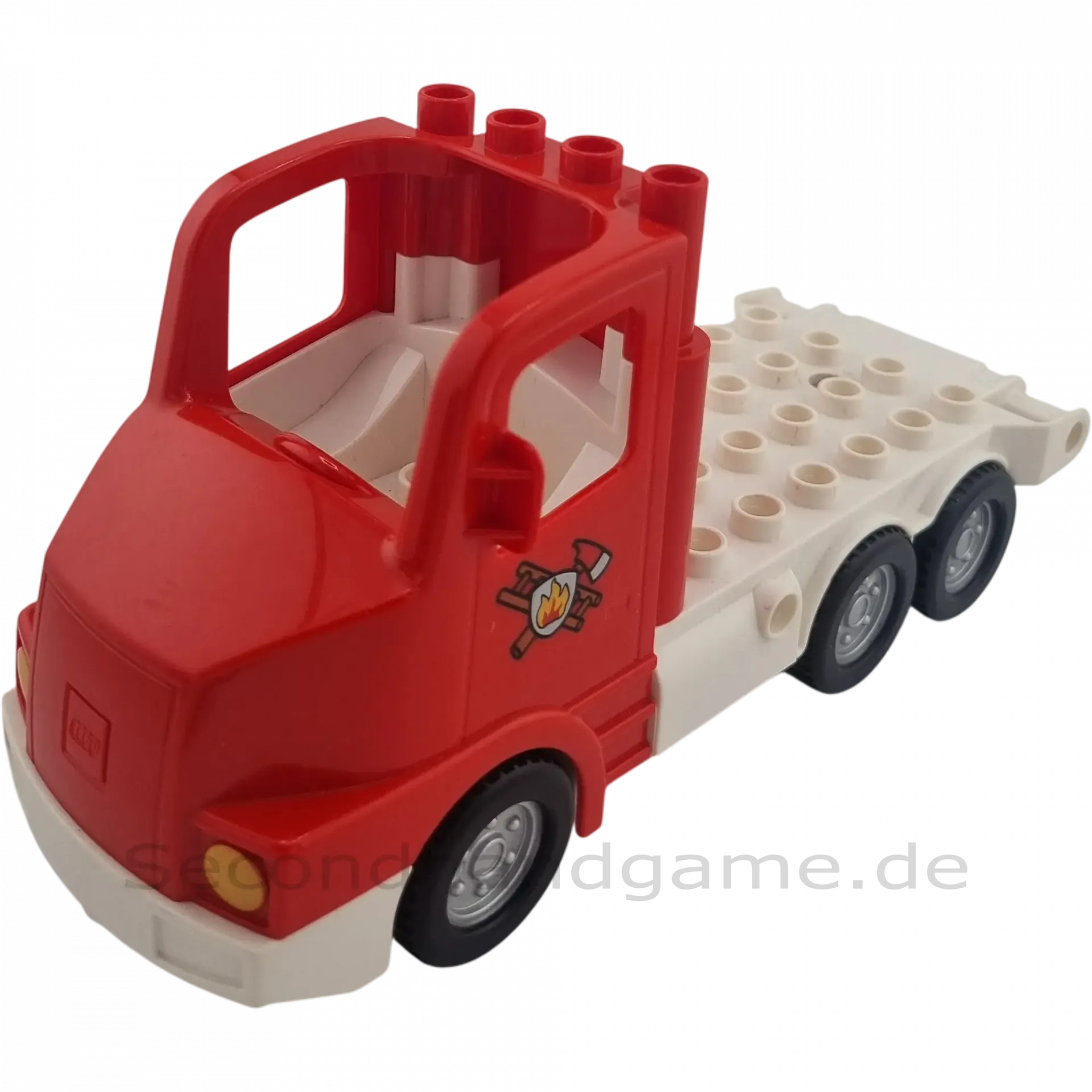 Lego Duplo Lastwagen Feuerwehrauto Rot Weiß
