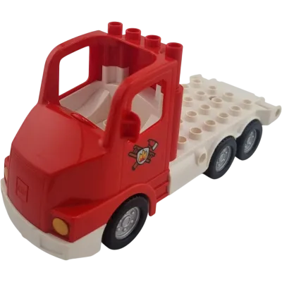 Lego Duplo Lastwagen Feuerwehrauto Rot Weiß