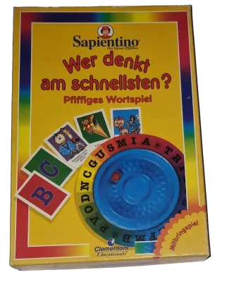 Clementoni Wer denkt am schnellsten? Pfiffiges Wortspiel