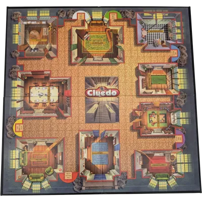 Hasbro Spielplan Spielbrett Cluedo