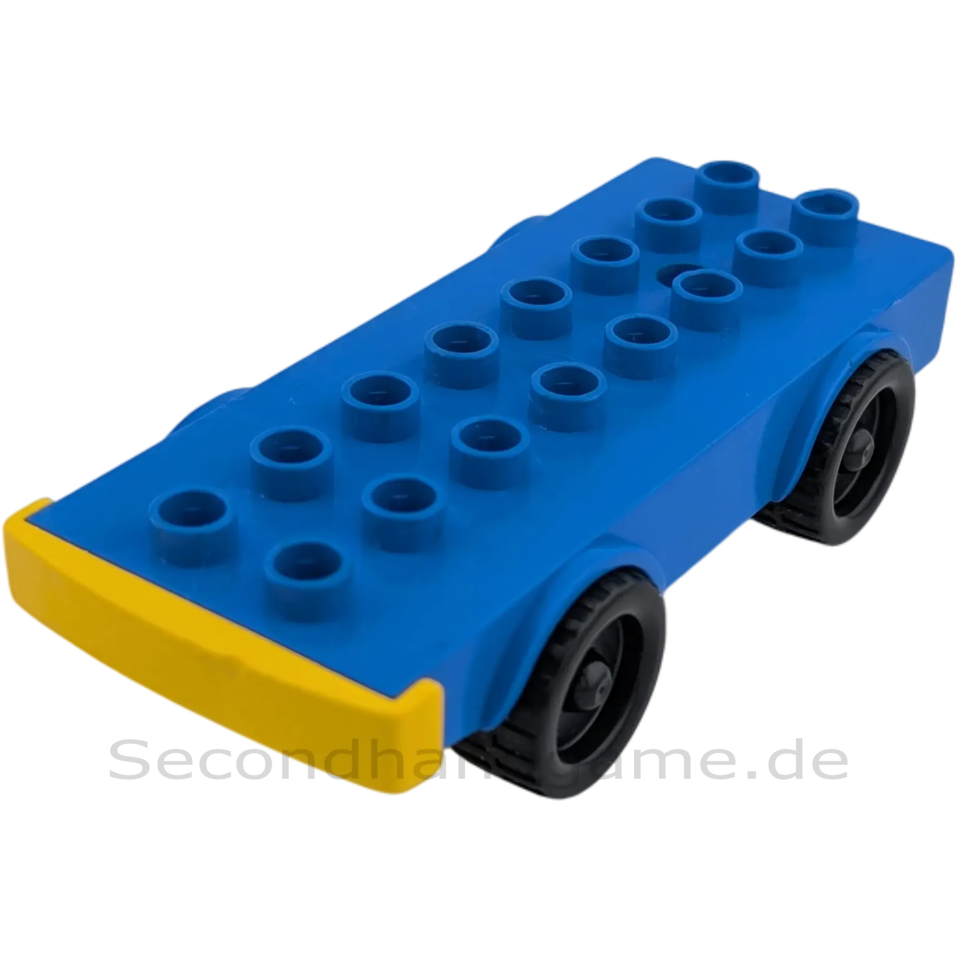 Lego Duplo Anhänger Blau Gelb Abschleppanhänger offen 2x8
