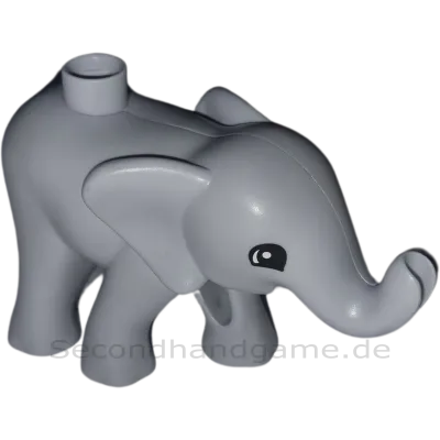 Lego Duplo Elefant Kind Hellgrau