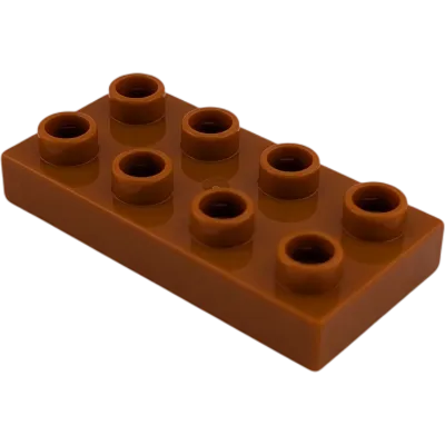 Lego Duplo 40666 Platte 2x4 Mittelbraun