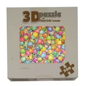 3D Puzzle with Visual Echo technology Bunte Käfer 500 Teile