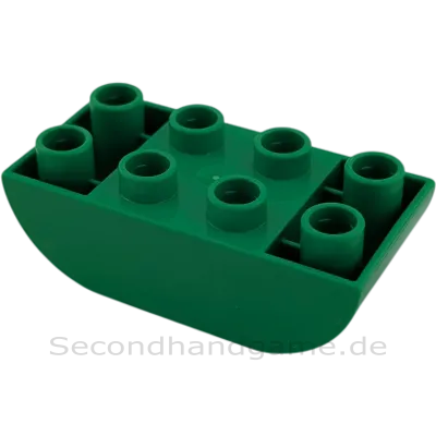 Lego Duplo 98224 Dachstein 2x4 Abgerundet Dunkelgrün