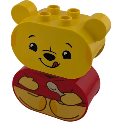 Lego Duplo Disney Winnie the Pooh Pooh der Bär 2-teilig mit Löffel Wendegesicht