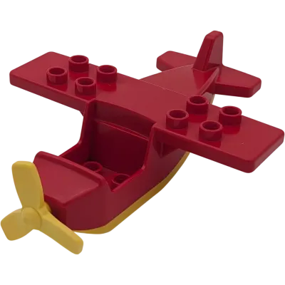 Lego Duplo Polizei Flugzeug Rot Gelb
