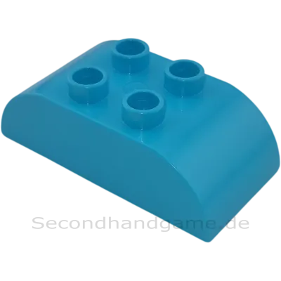 Lego Duplo 2x4 Dachstein 98223 Azur