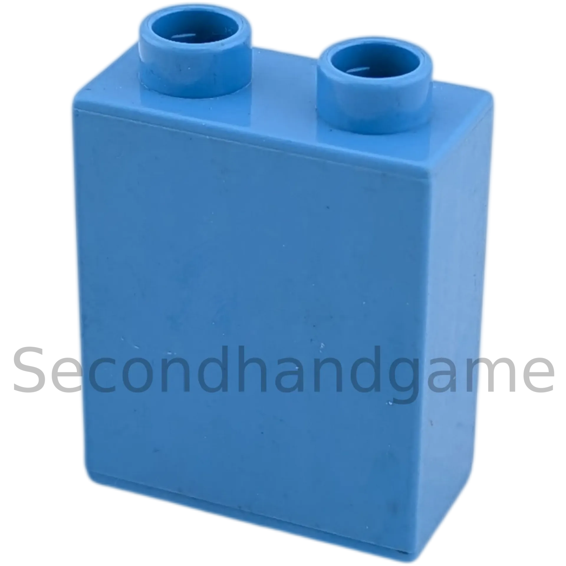 Lego Duplo 4066 Stein 1x2x2 Blaugrau