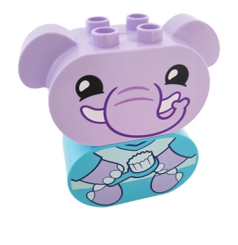 Lego Duplo Elefant mit Zahnbürste