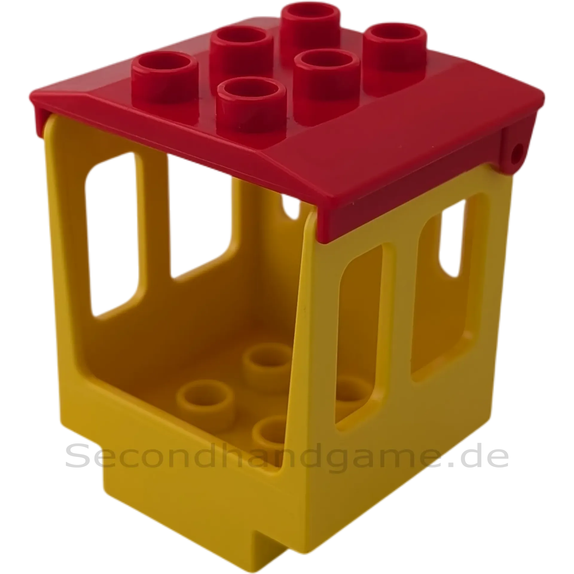 Lego Duplo 92453 Aufsatz Gelb mit Klappdach Rot Kabine Führerhaus