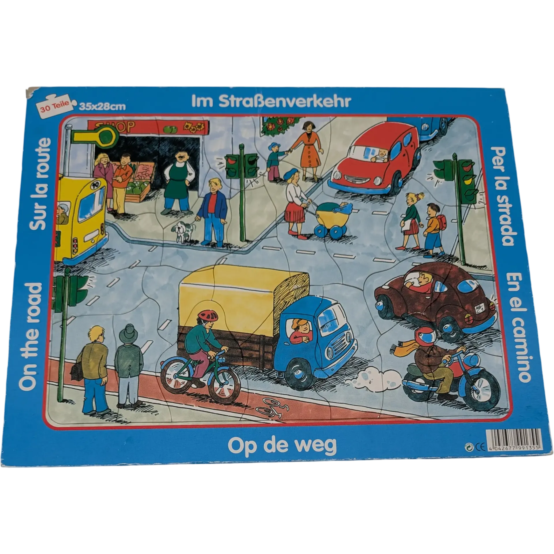 Rahmenpuzzle Im Straßenverkehr 30 Teile
