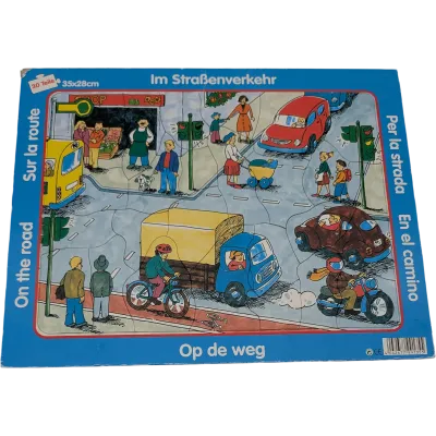 Rahmenpuzzle Im Straßenverkehr 30 Teile
