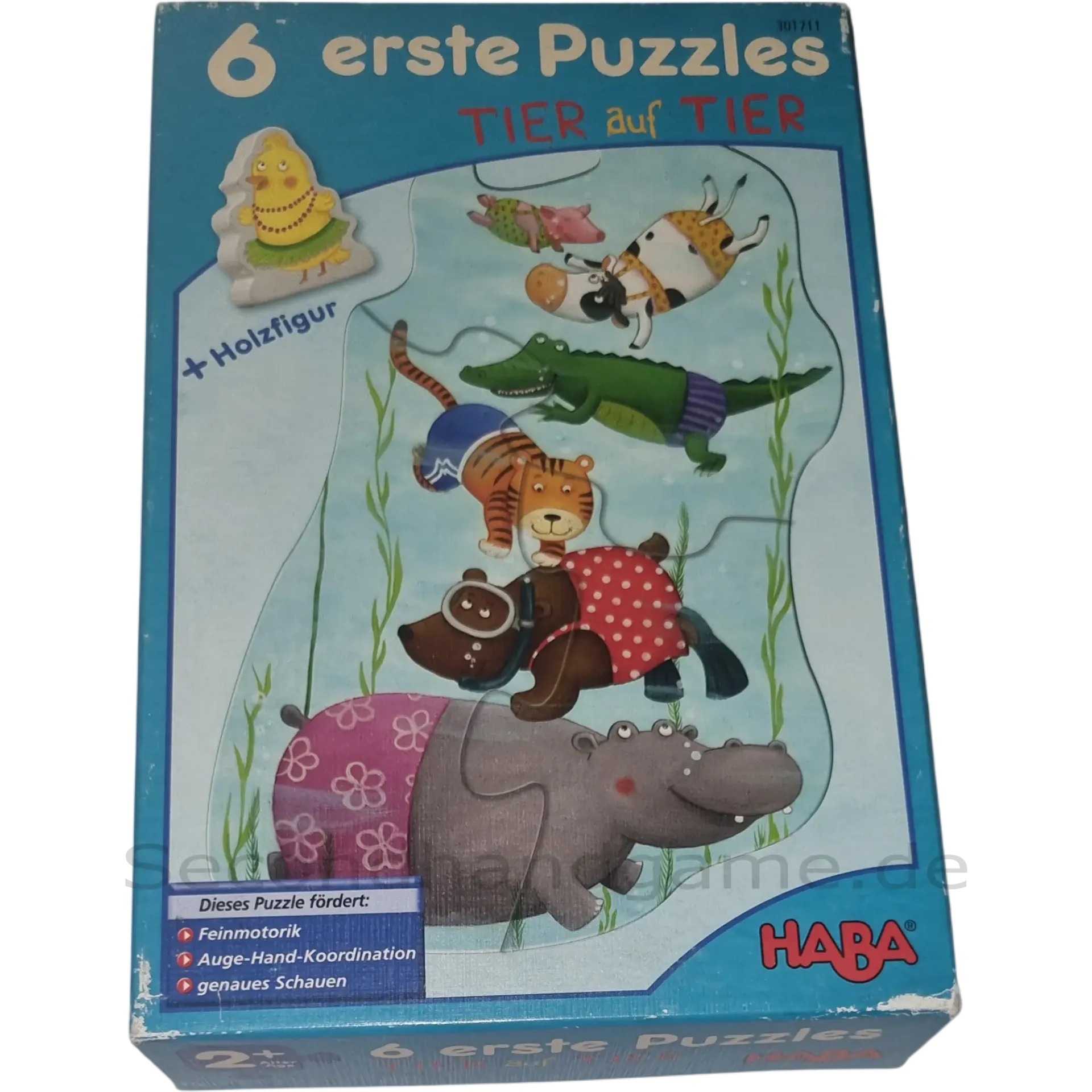 Haba 6 erste Puzzles Tier auf Tier 301711 ab 2 Jahre