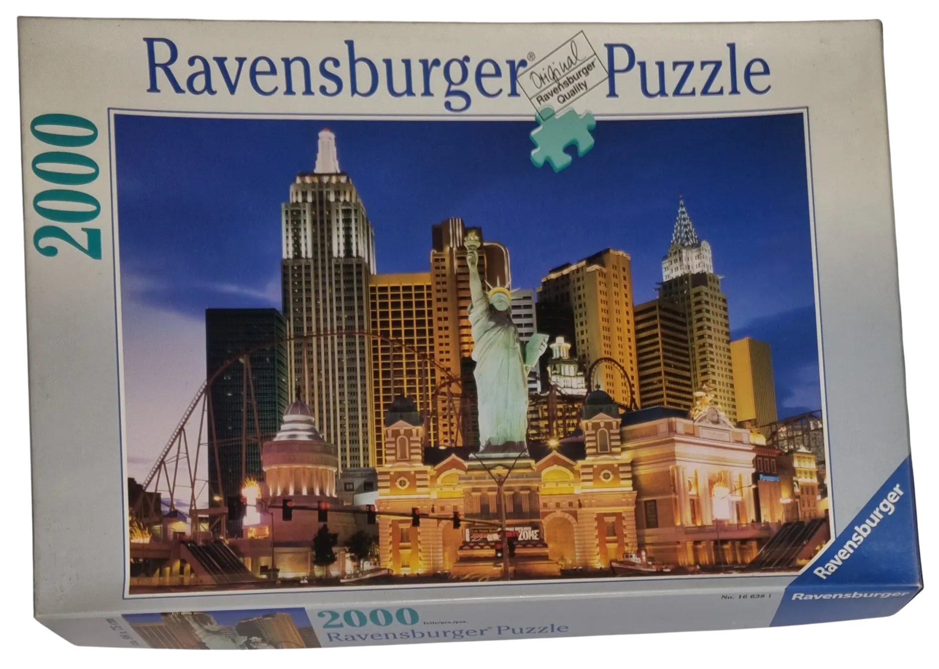 Ravensburger Puzzle 2000 Teile 166381 USA Las Vegas New York