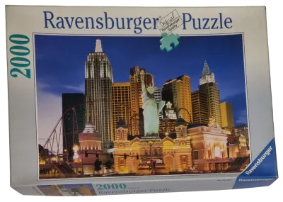 Ravensburger Puzzle 2000 Teile 166381 USA Las Vegas New York