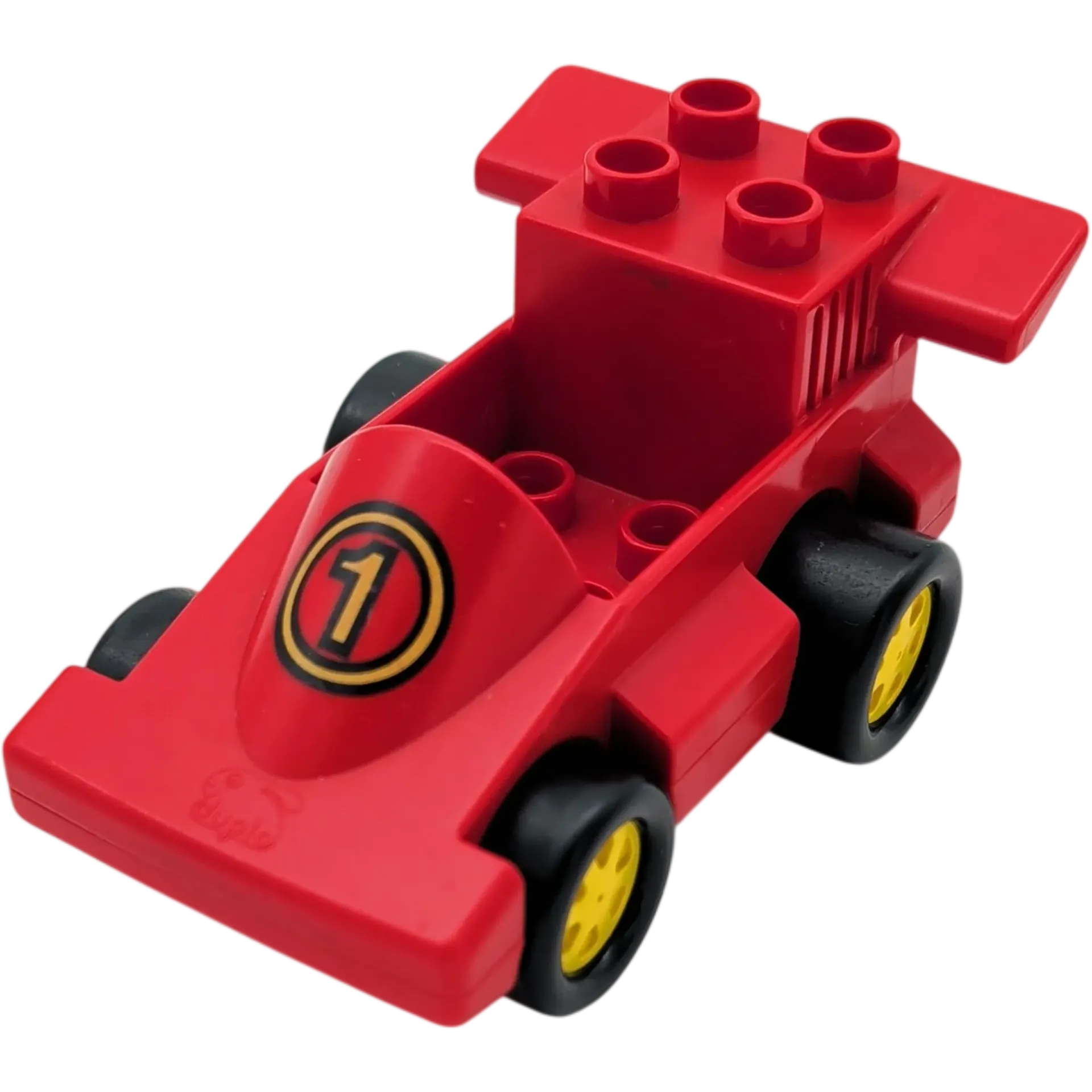 Lego Duplo Auto Rennauto Rennwagen Rot Zahl 1