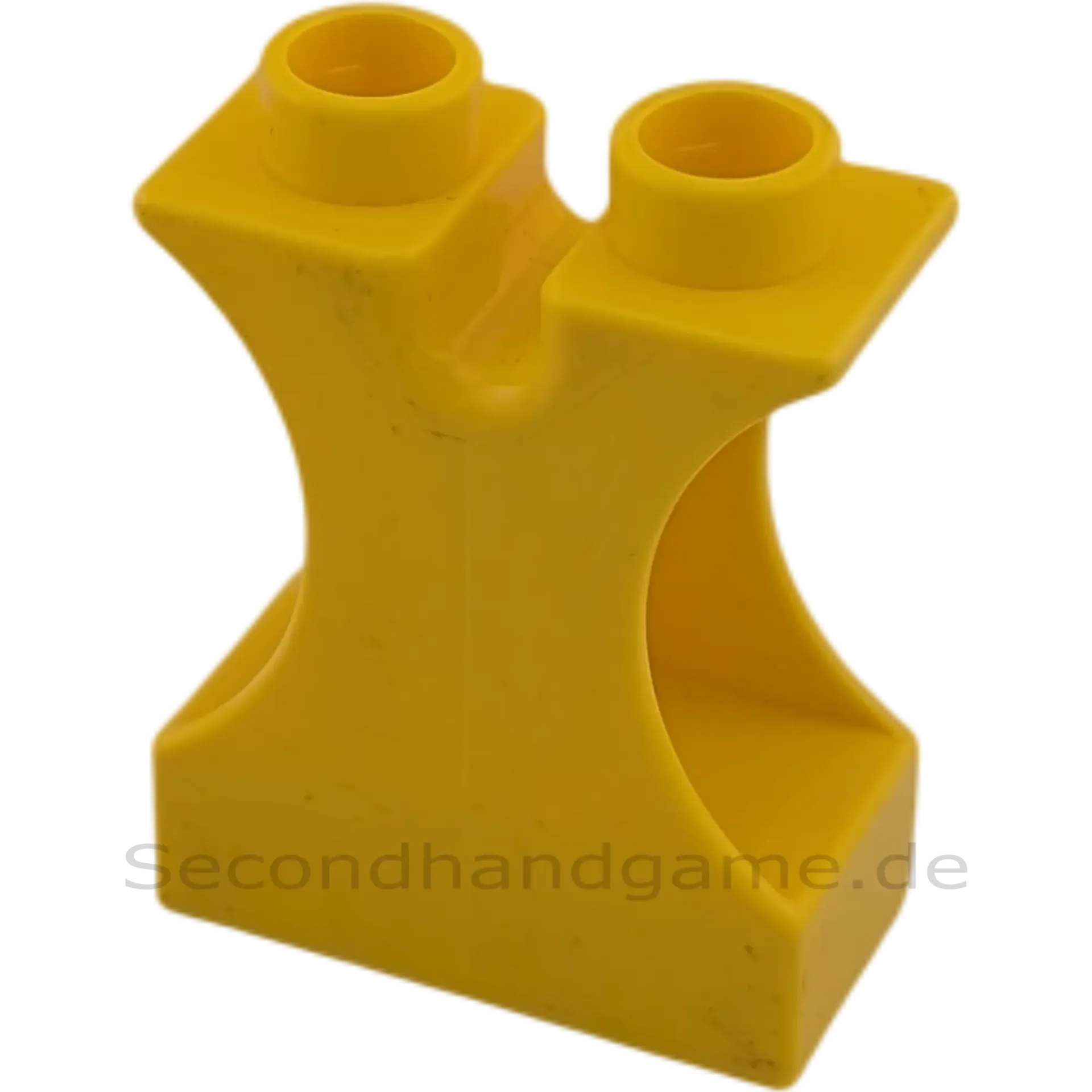 Lego Duplo Stein 1x2x2 Stütze / Dreh-Auflage – Gelb (Art.-Nr. 42234)
