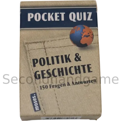 Moses Pocket Quiz Politik & Geschichte 150 Fragen & Antworten