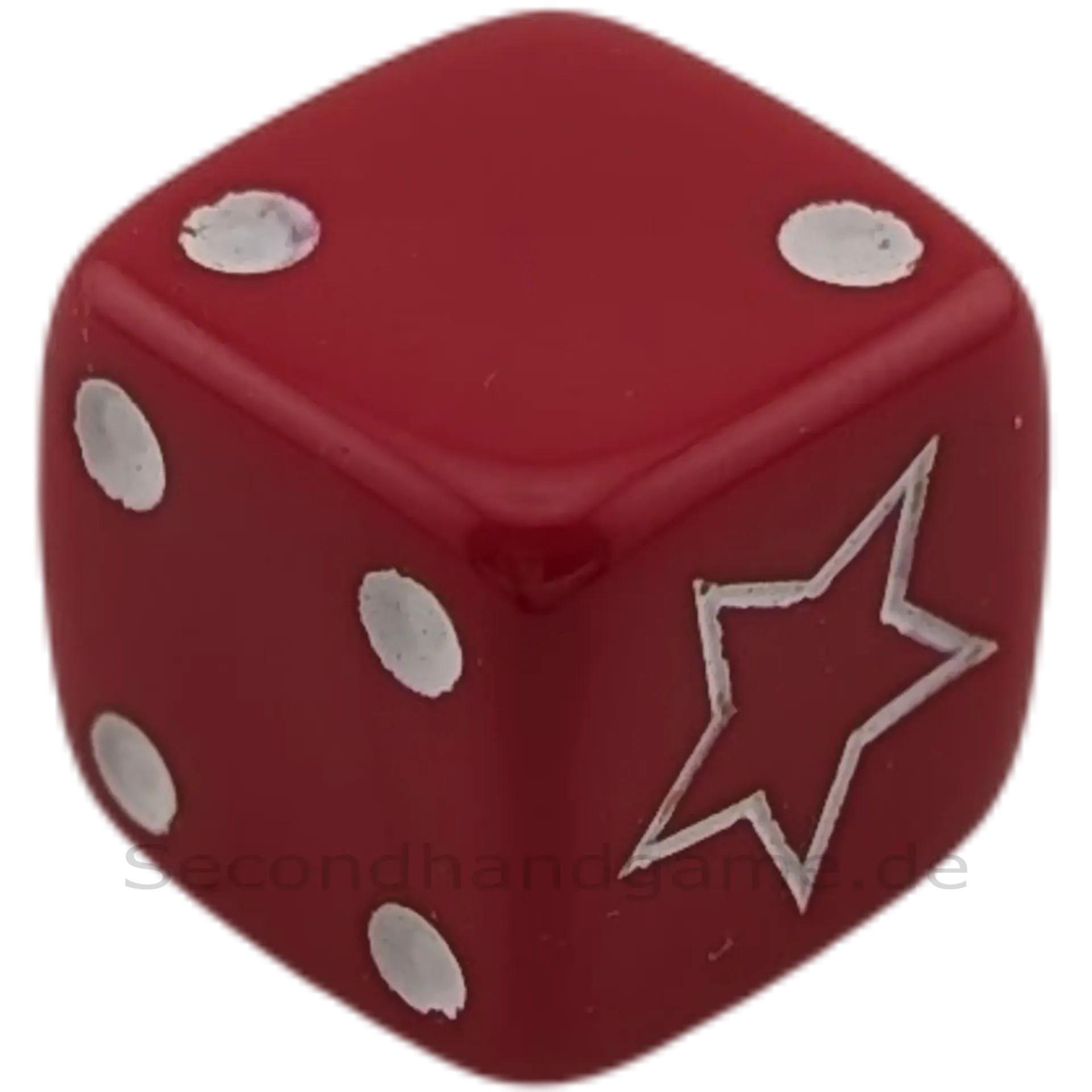 Ravensburger FX Schmid Bluff Ersatzteil roter Würfel mit Stern
