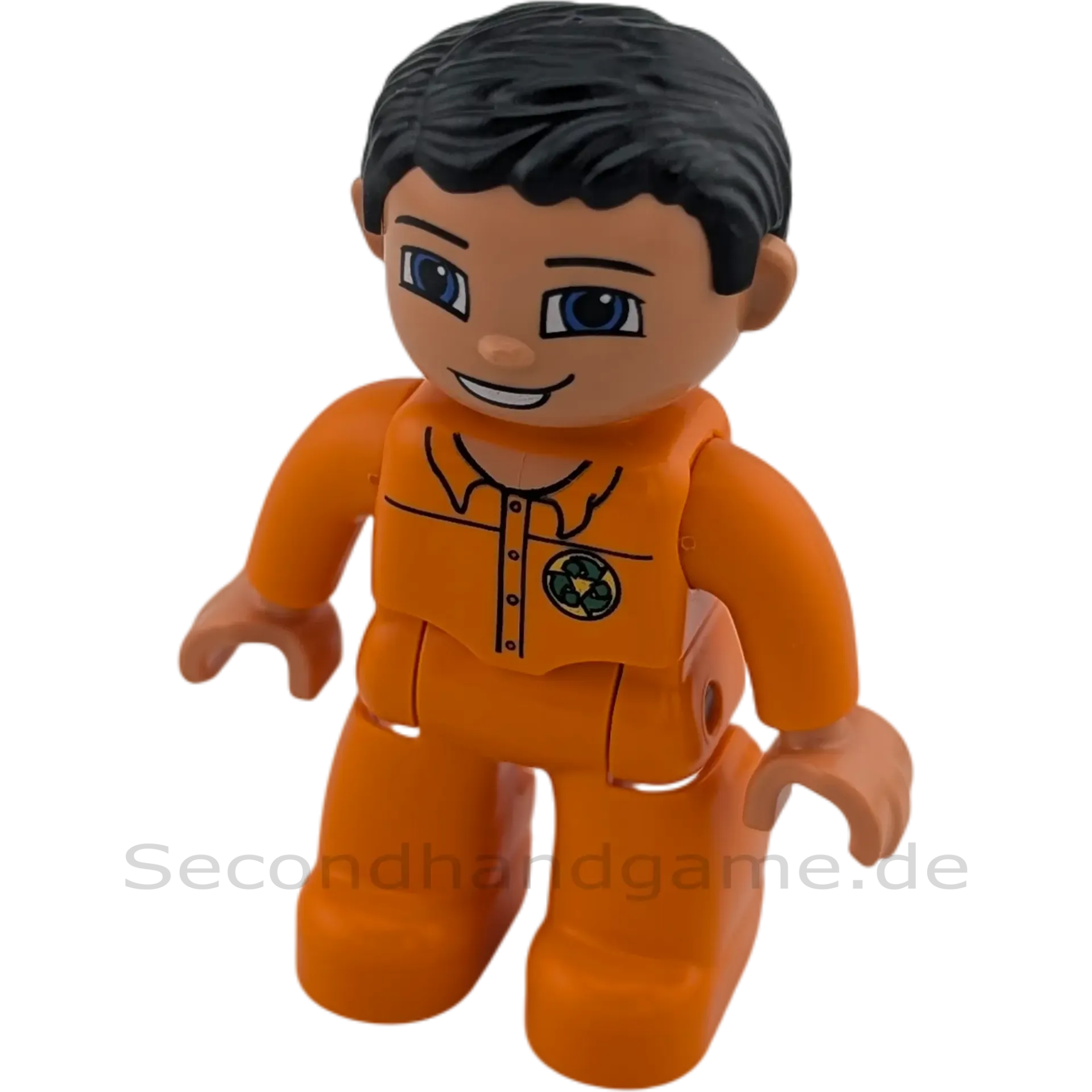 Lego Duplo Figur Mann 47394 Müllmann Recycling Mitarbeiter Orangener Overall