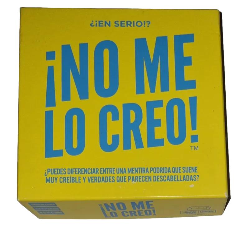 No me lo creo! Ich glaube es nicht!