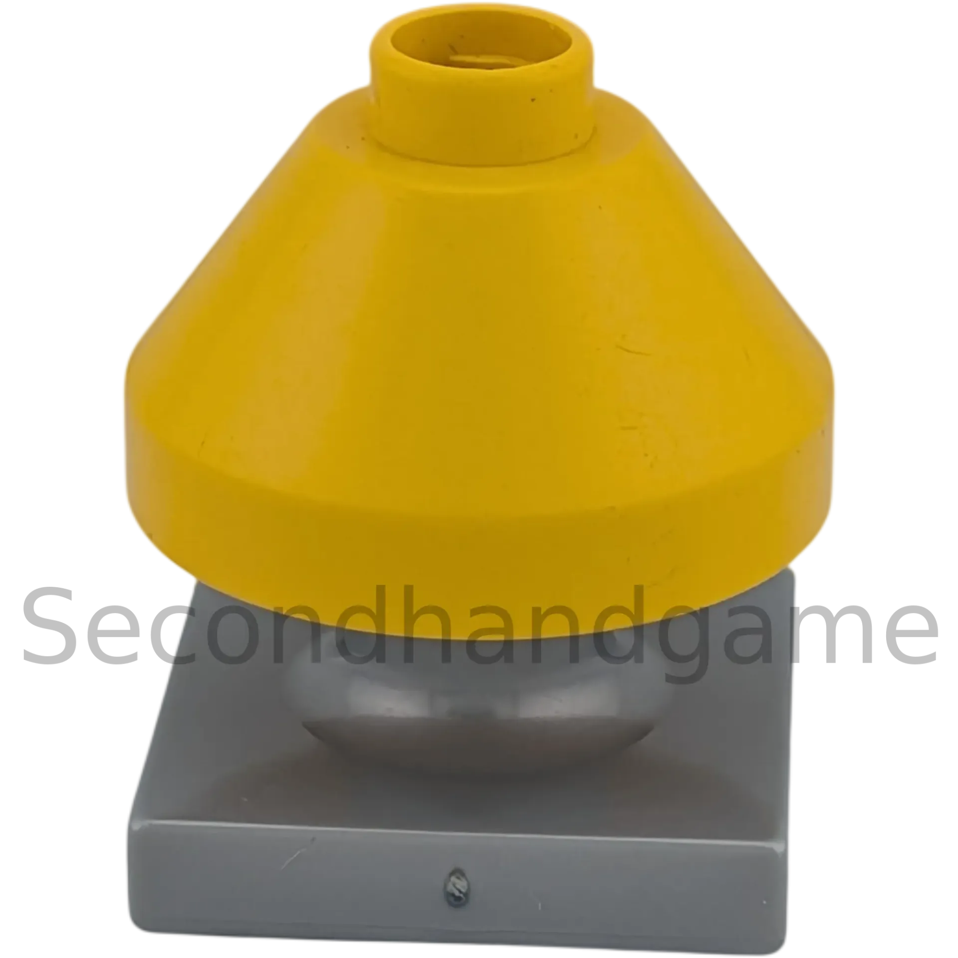 Lego Duplo Lampe Gelb Klein und silberner Ständer