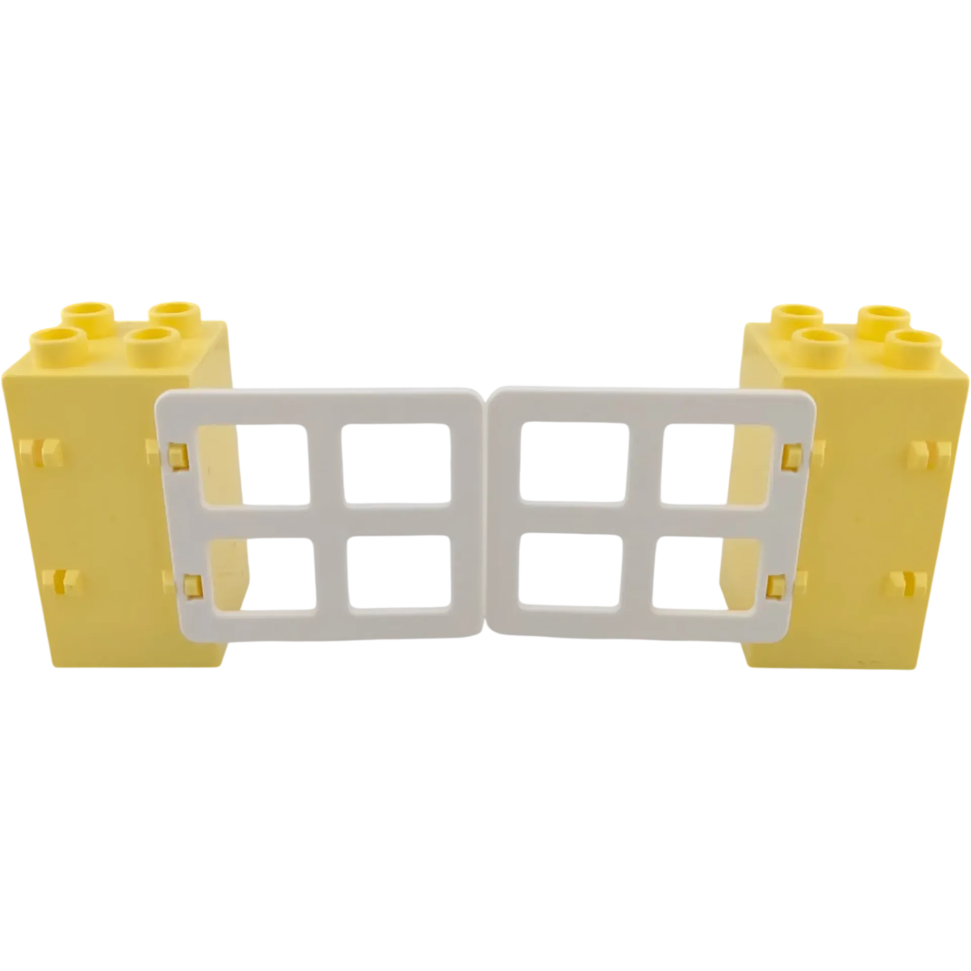 Lego Duplo 16087 Hoftür Hellgelb Schwingtür Weiß