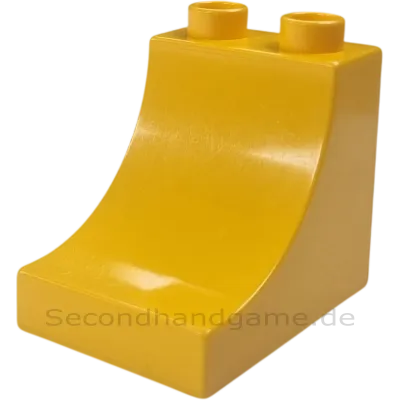 Lego Duplo 2301 Stein Halbrund Rampe Gelborange