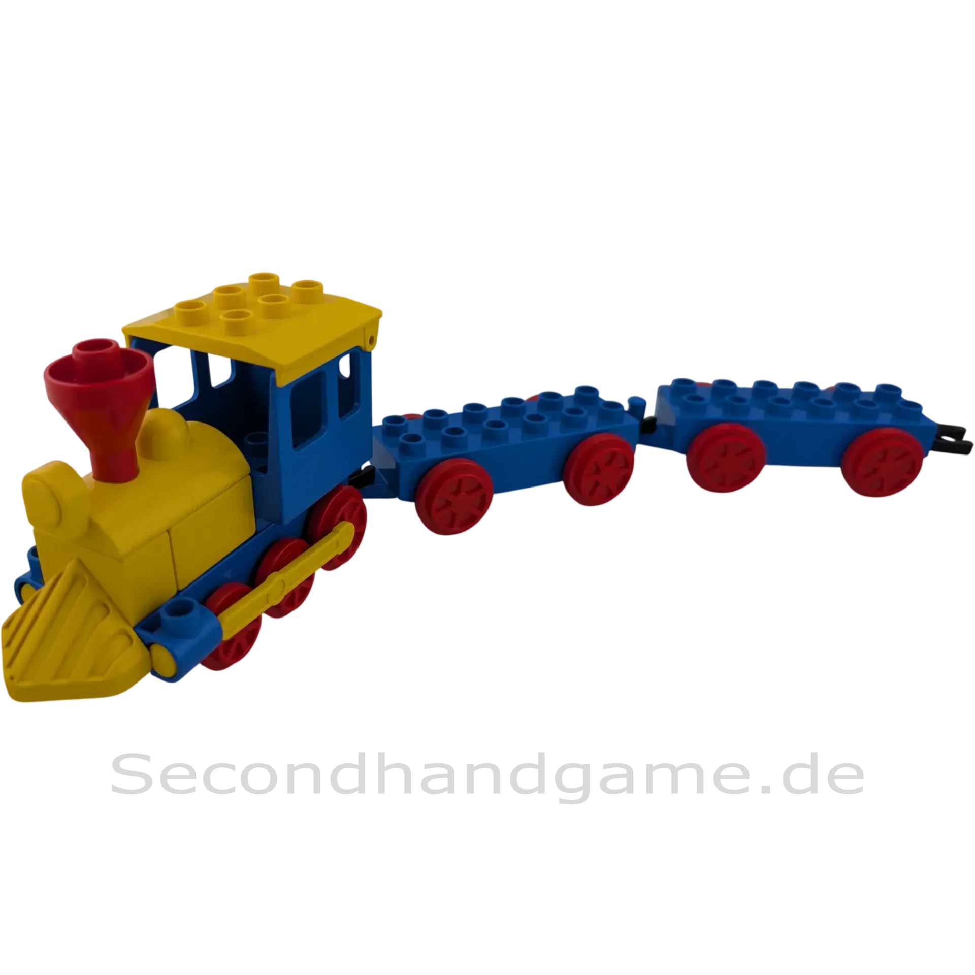 Lego Duplo Eisenbahn Schiebelock mit 2 Anhänger