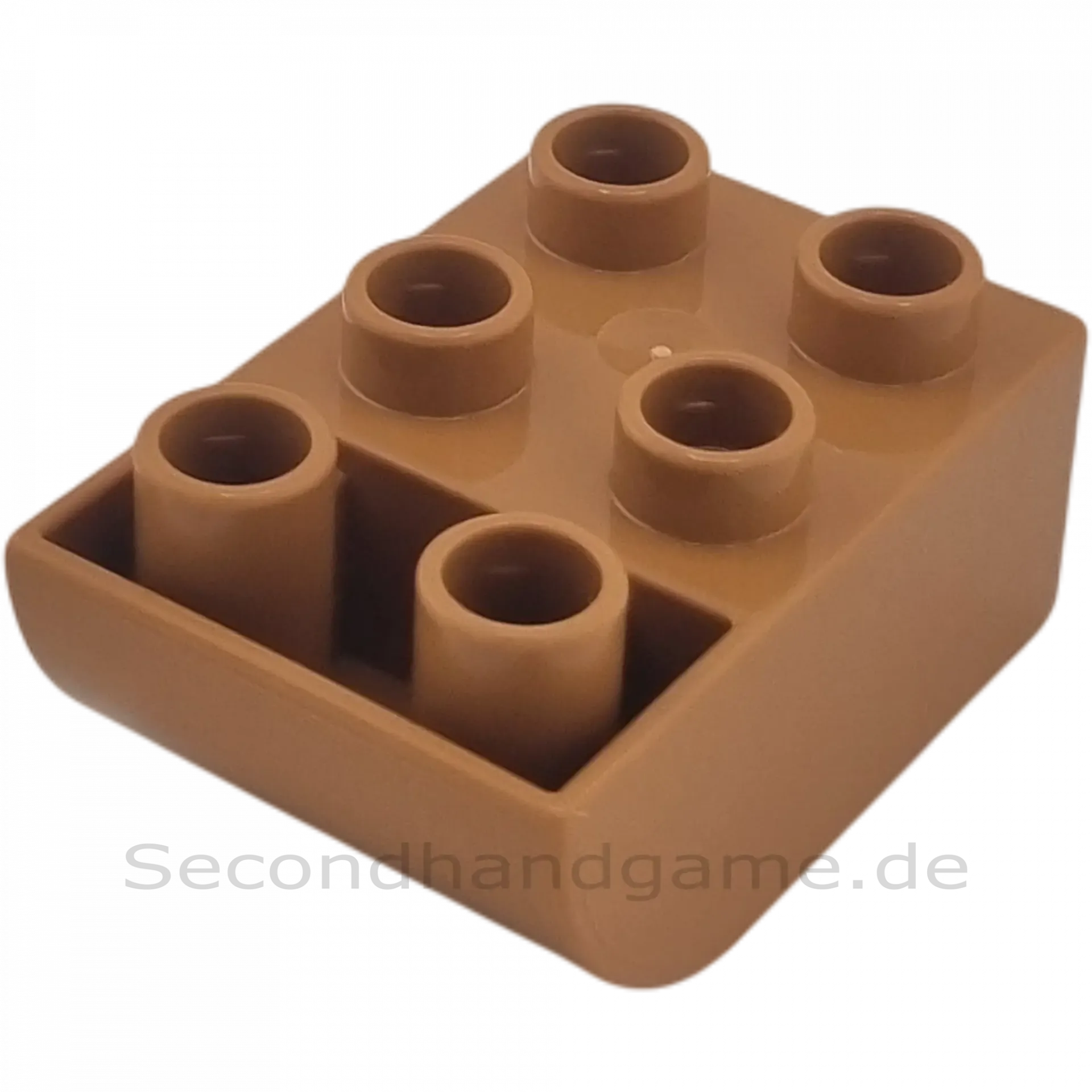Lego Duplo 98252 Stein 2x3 gebogene Unterseite Hellbraun