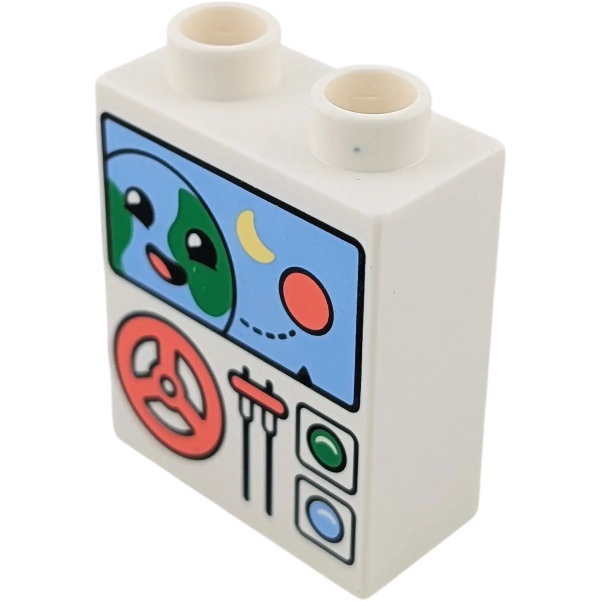 Lego Duplo 4066 Weiß mit Automat Mond