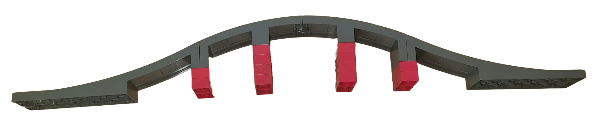Lego Duplo große Brücke Dunkelgrau