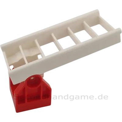 Lego Duplo 13358 Drehleiter Feuerwehr Weiß Rot
