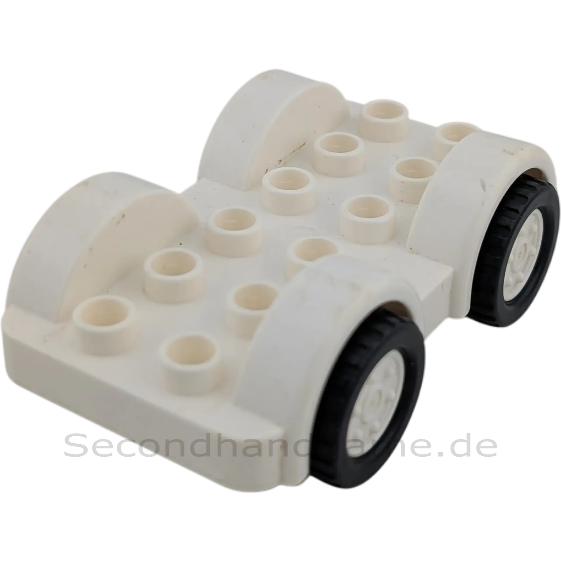 Lego Duplo 11841 Auto Weiß Schwarz Weiße Räder Unterteil Fahrzeug