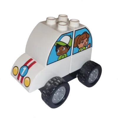 Lego Duplo Auto Weiß