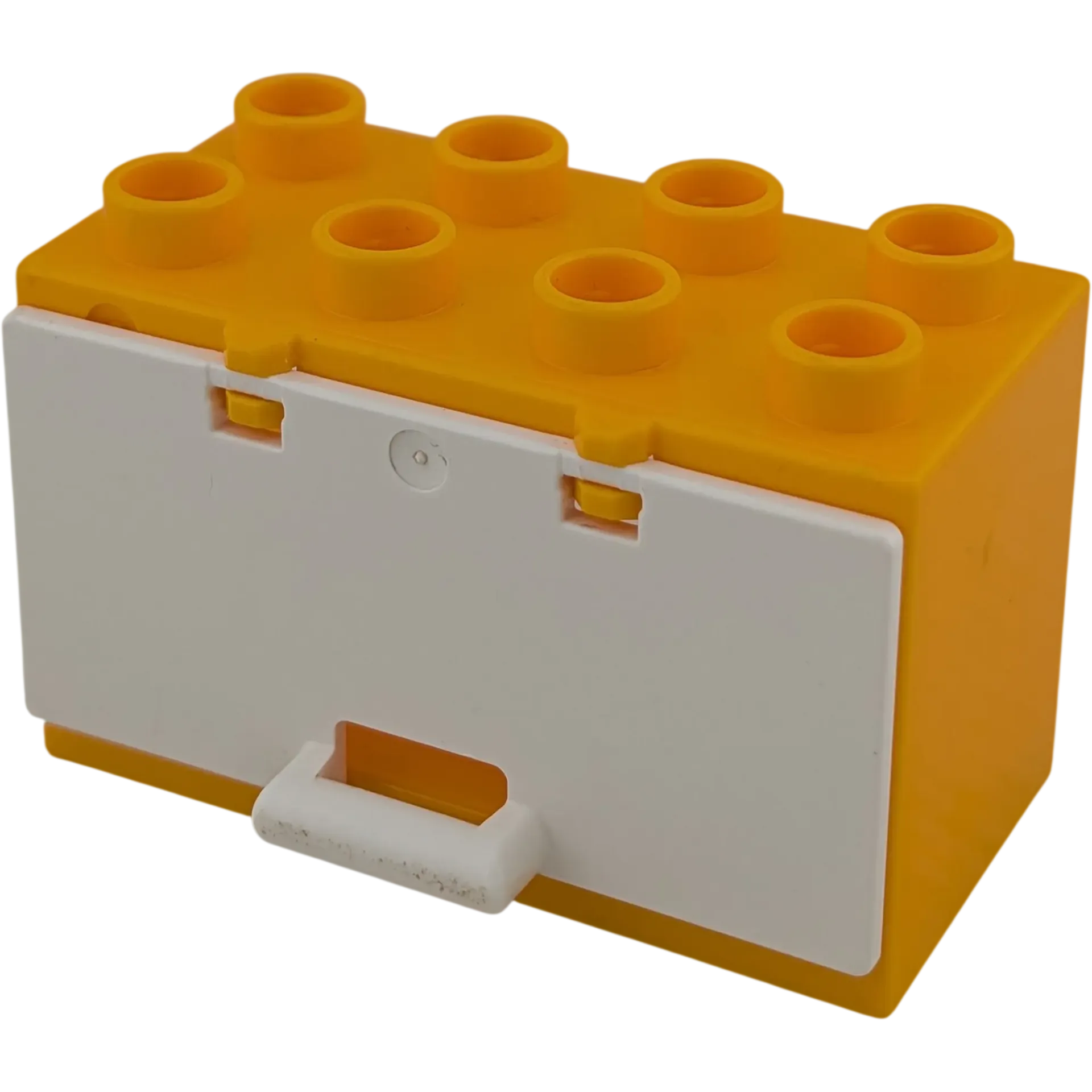 Lego Duplo 18806 Backofen Küche Gelborange Weiß mit Klappe Pizzaofen Schrank