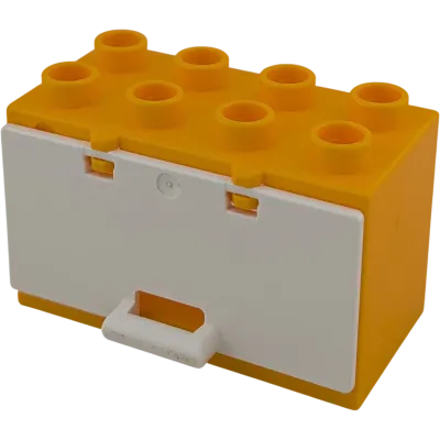 Lego Duplo 18806 Backofen Küche Gelborange Weiß mit Klappe Pizzaofen Schrank
