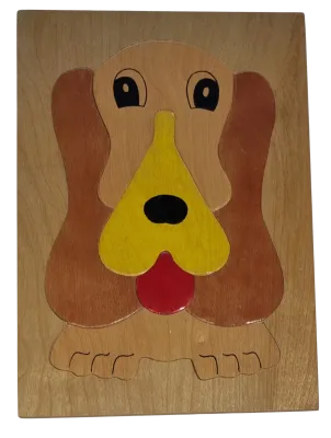 Holzpuzzle Hund 6 Teile