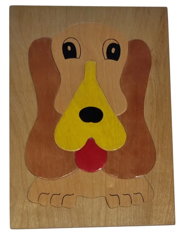 Holzpuzzle Hund 6 Teile