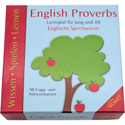 Komet Englisch Proverbs Lernspiel für Jung und Alt Wissen - Spielen - Lernen