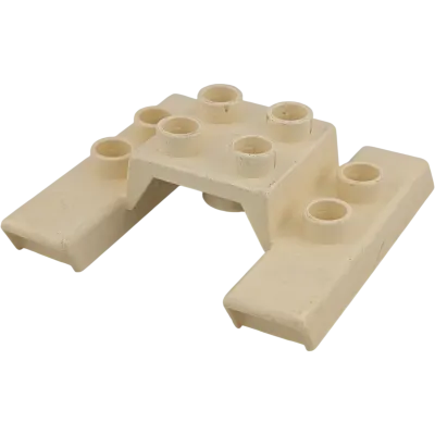 Lego Duplo 6353 Kufe Weiß Hubschrauber Heli Helikopter Flugzeug Fahrwerk Skier