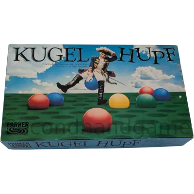 Parker Kugel Hupf von 1977 Ersatzkugel Blau