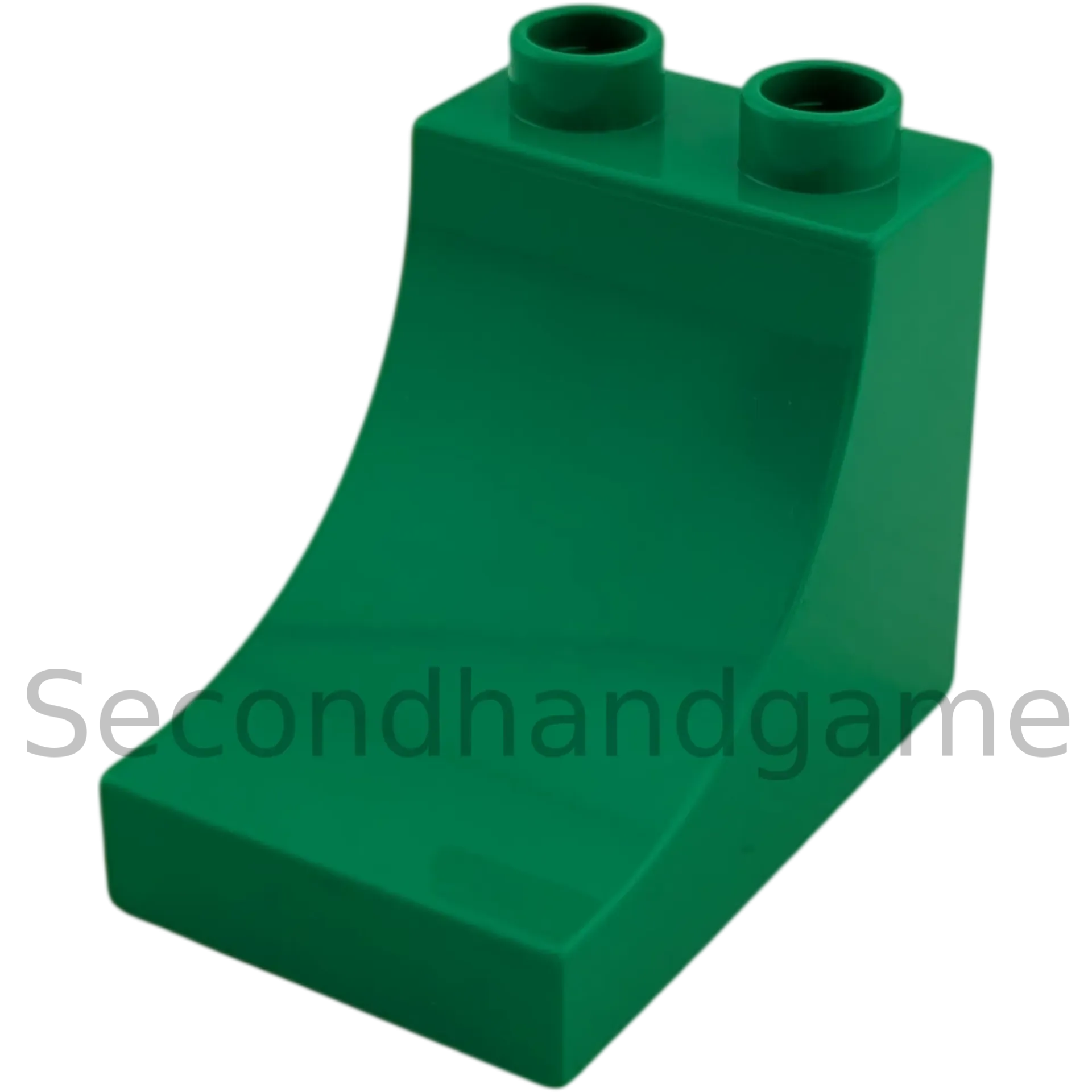 Lego Duplo 2301 Stein Halbrund Rampe Dunkelgrün