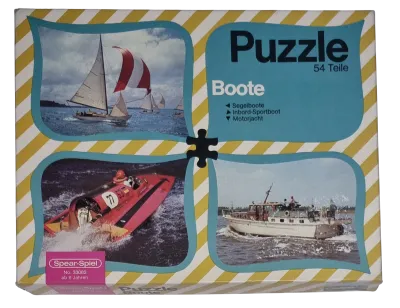 Spear-Spiel Puzzle Boote 54 Teile 33082