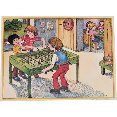 Ravensburger Vertragen und nicht schlagen Situationstafel Tischkicker