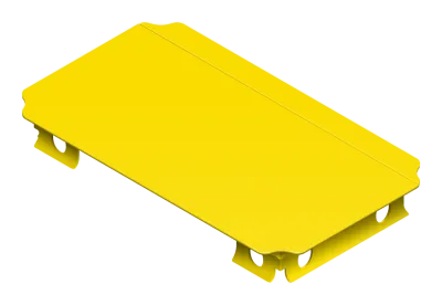 QUADRO Mini Platte 8 × 4 cm Gelb